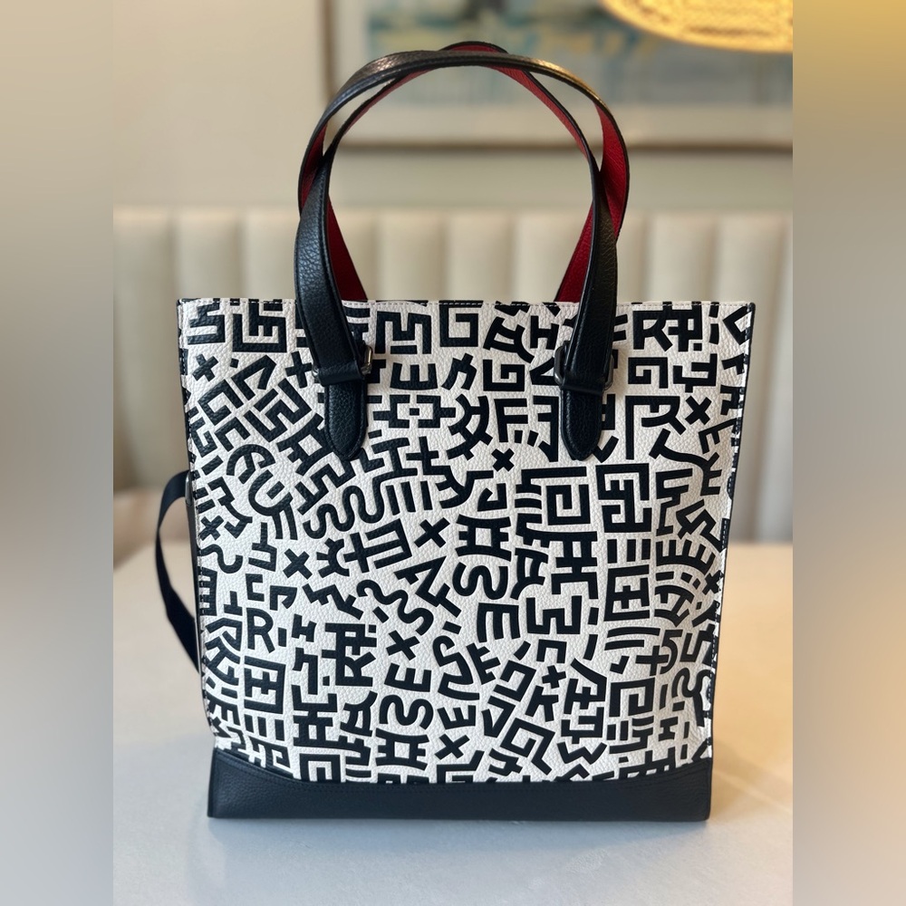 Coach Black and White Mickey Mouse Tote Bag - Picture 2 of 16